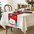 thumbnail image 6 of Xuniizn Christmas Tablecloth Wrinkled Cheesecloth Christmas Tablecloths - Bohemian Christmas Table Cloth Rectangular Table Cover for Holiday, Wedding Party Christmas Decorations for Home, 6 of 6