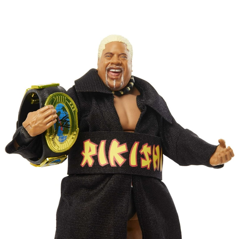 WWE Rikishi Elite Collection 6-inch Wrestling Toy, Posable WWE Rikishi Elite Collection 6-inch Wrestling Toy, Posable