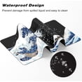 thumbnail image 6 of Extended Gaming Mouse Pad, XXL Large Desk Pad 31.5*11.8 Inch, Big Computer Keyboard Mousepad, Waterproof Mouse Mat with Stitched Edges and Non-Slip Base for Women Office Gaming, Sea Waves, 6 of 6