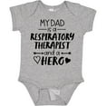 thumbnail image 3 of Inktastic My Dad is a Respiratory Therapist and a Hero Boys or Girls Baby Bodysuit, 3 of 5