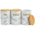 thumbnail image 6 of MegaChef 4 Piece Iron Canister Set in Marble, 6 of 7