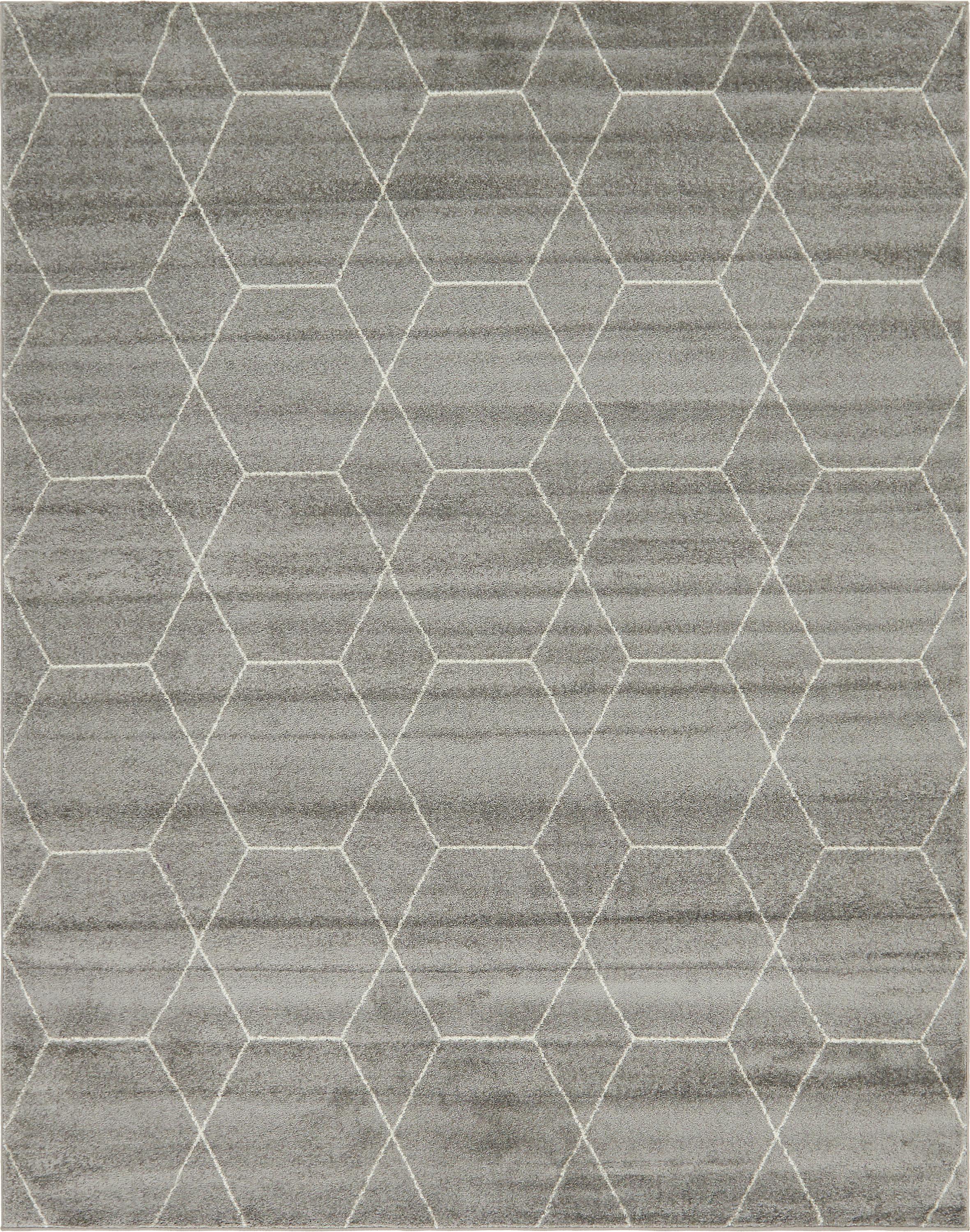 Unique Loom Geometric Trellis Frieze Modern Geometric Area Rug or