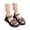 Black, variant on Weebloom Little Girl Sandals Pearl Soft Indoor Outdoor With Water Glitter Straps Sole Beach Shoes Summer Shoes Beach Walking Sandals
