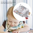 thumbnail image 4 of Cloth Book Toy, Crinkle Cloth Book Soft Tear Resistant Exquisite Pattern  for Travel for Toddlers Type 1,Type 2,Type 3, 4 of 7