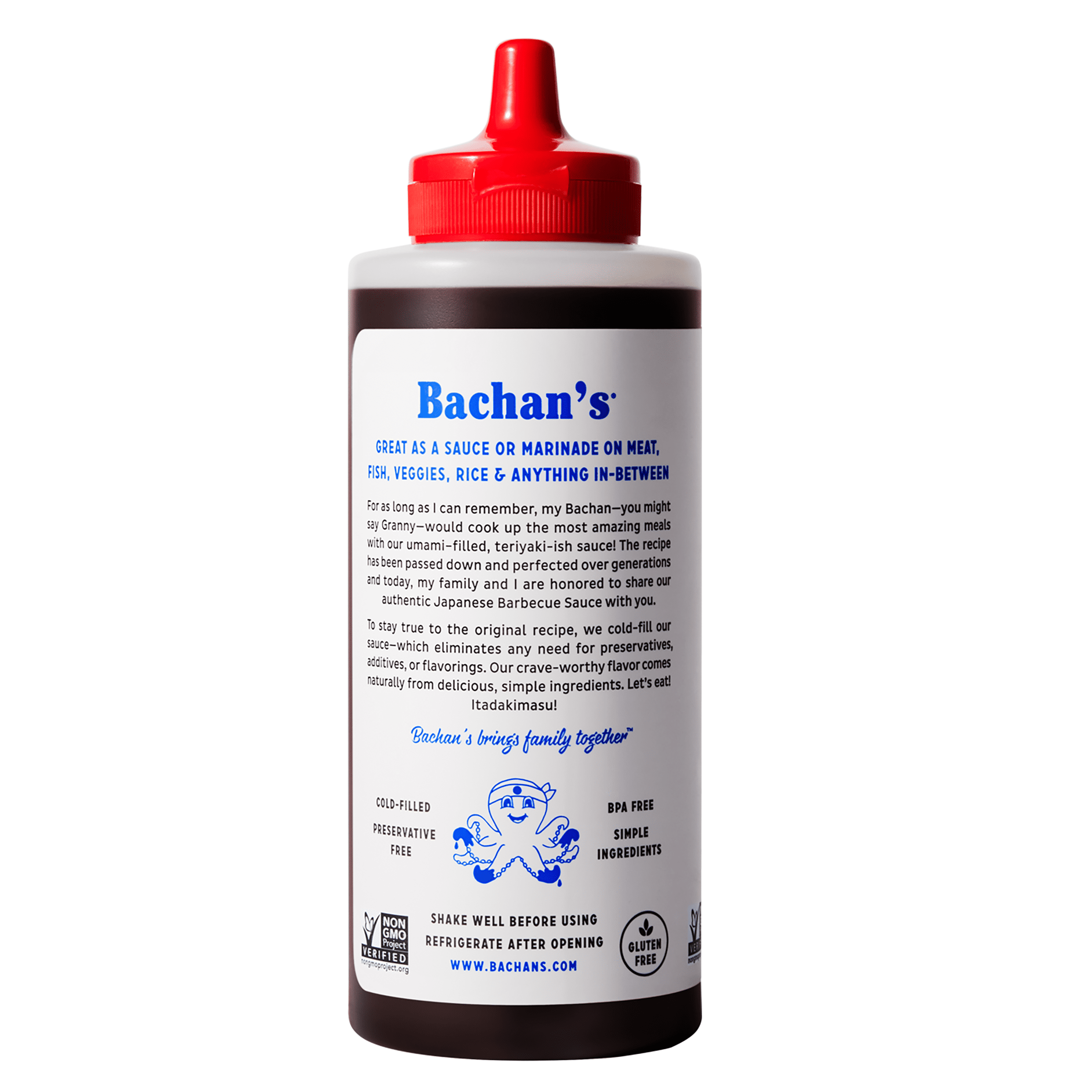 (3 pack) Bachan's Gluten Free Japanese BBQ Sauce, 17oz Bottle - Bold, Fresh, Umami Flavor
