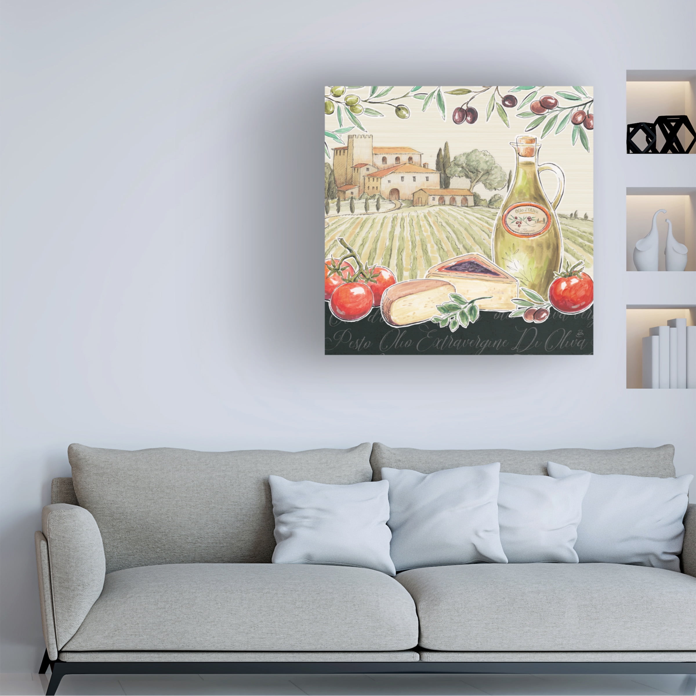 Trademark Fine Art 'Tuscan Flavor III' Canvas Art by Daphne Brissonnet