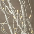 thumbnail image 2 of Wedding Lights Lighted Silver Glitter Tree LED 6ft Electric Outdoor Warm White, 2 of 3