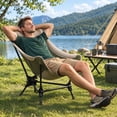 thumbnail image 6 of WILDYEE Adjustable Rocking Camping Chair, Folding Padded Outdoor Rocker with High Back, Supports 330 lbs, 6 of 14