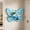 Blue, variant on No Drill Floating Wall Shelf, Self Adhesive Wooden Floating Organizer, Space-Saving Storage Rack for Bathroom, Kitchen and Living Room Small Space Daily Sundry Arrangement