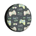thumbnail image 1 of Fotbe Gamers Funda de Llanta de Repuesto con Estampado, Engrosada, Ajuste Universal para Jeep, Remolque, RV, SUV, Camión-15 inch, 1 of 6