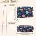 thumbnail image 4 of FORMRS Women Crossbody Purse with Chain Strap Vegan Leather Shoulder Handbag, Red Jellyfish, 4 of 7