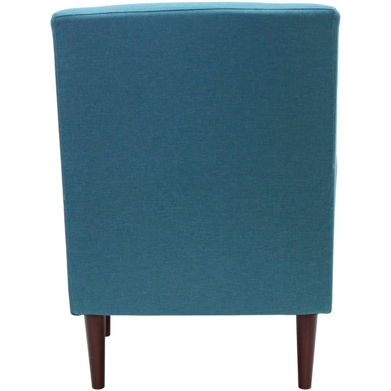 Mainstays Kinley Lounge Chair, Teal Polyester photo 5