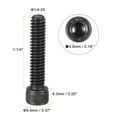 thumbnail image 2 of 1/4-20x1-1/4" Hex Socket Bolts 12.9 Grade Alloy Steel Black Oxide 25 Pack, 2 of 5