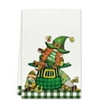 thumbnail image 2 of Kugisaki St.Patrick's Day Kitchens Towel Green Clovers Hand Towel St.Patrick's Day Kitchen Dish Towels Festival Decorations Ideal Gifts 18x26 In, 2 of 7