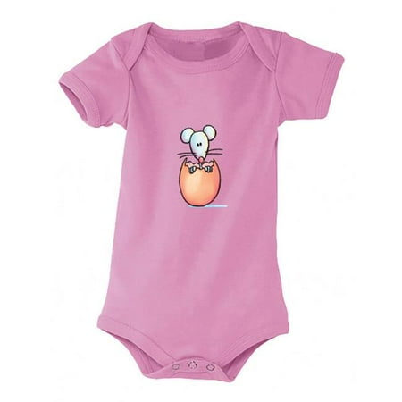 

Supportershop SUP549 Mouse Baby Bodysuit Pink - 12-18 Months