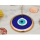 thumbnail image 3 of Colgante de pared Evil Eye Erbulus de 4,3 pulgadas, cristal azul y dorado, 3 of 6