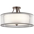 thumbnail image 1 of Kichler 42399MIZ Lacey 5 Light Semi Flush Ceiling Light, Mission Bronze, 1 of 1