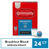 Community Coffee Breakfast Blend Pods for Keurig K-cups 24 Count