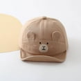 thumbnail image 2 of ZACPNCV Baby Baseball Cap Toddler Baseball Hat for Boys and Girls Cotton Infant Sun Hat Adjustable Coffee 5-18 Months, 2 of 6