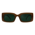 thumbnail image 1 of Lentes de Sol Basic Moderno Rectangular Café, 1 of 3