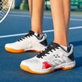 thumbnail image 5 of Lightweight Training Badminton Shoes Girls Tennis Shoes Women Court Shoes for Pickleball Sturdy Squash Shoes Sneaker, 5 of 6