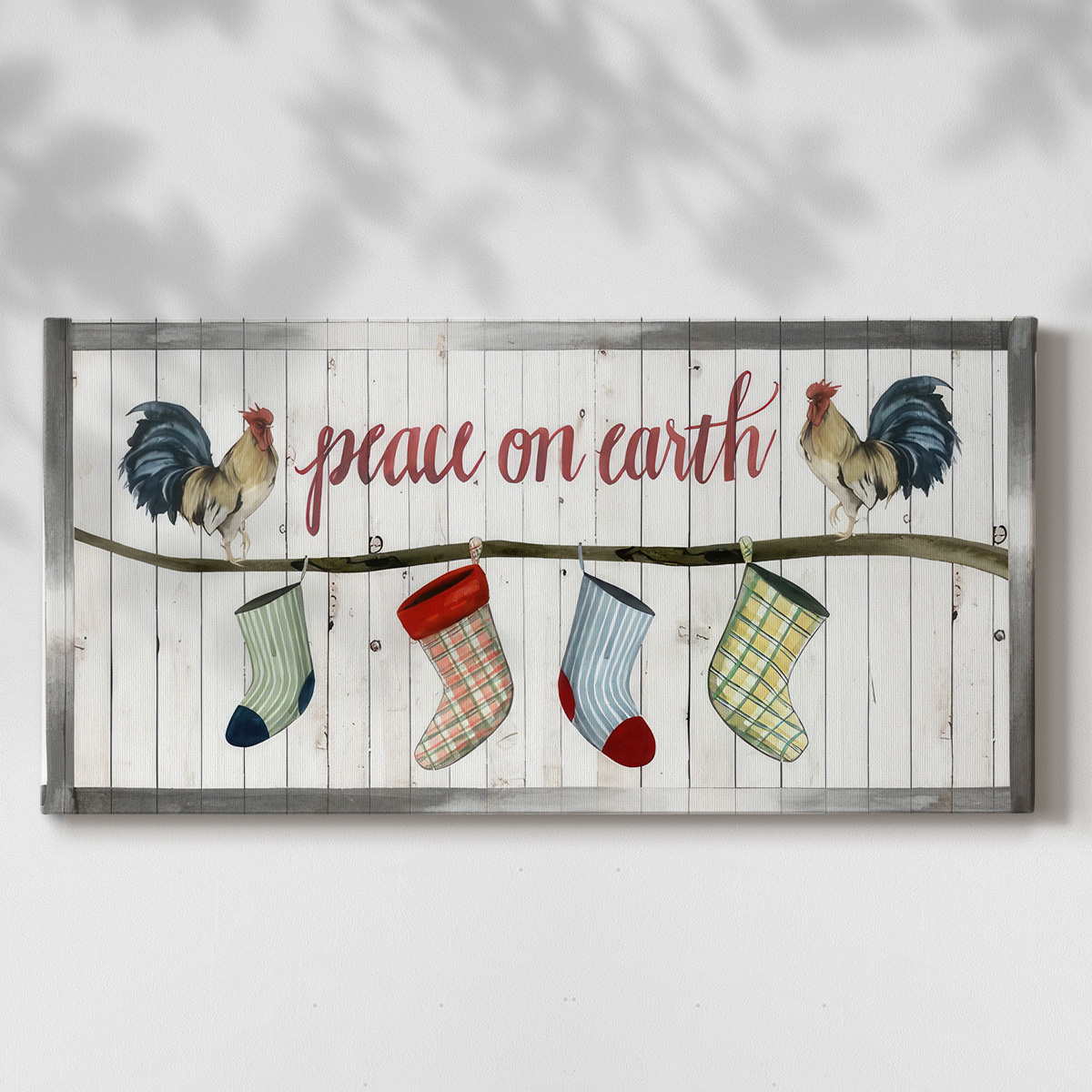 Festive Farm Collection C- Gallery Wrapped Canvas