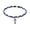 White Blue Black, variant on Portable Baseball Crosses Rope Necklace Great For Travelers