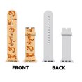 thumbnail image 3 of WIRESTER Watch Band for Apple Watch Sport Edition 38mm - Orange Tabby Cat Funny Playful Postures, 3 of 7