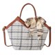 thumbnail image 2 of Bolso de mano con asa superior para mujer, bolso de hombro, bolso cruzado con cremallera, marrón, 2 of 8