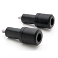 thumbnail image 2 of Krator No Cut Black Frame Sliders Compatible with Honda CBR 600RR (2003-2006) Frame Bobbins Sliders Crash Protectors Motorcycle Sportbike, 2 of 3