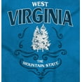 thumbnail image 2 of West Virginia Mountain State Cute Women's Graphic T Shirt Tees Brisco Brands L, 2 of 6