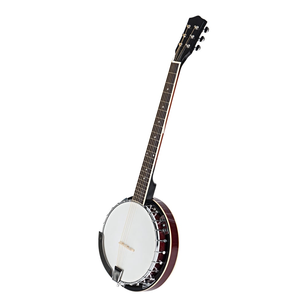 Top Grade Exquisite Professional Sapelli Notopleura Wood Alloy 6 String Banjo