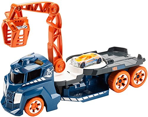 hot wheels crane truck