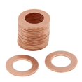 thumbnail image 1 of Arandelas Planas Cobre Juntas de círculos de La Placa 12mm Diámetro Interior 20Pcs, 1 of 1