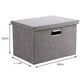 thumbnail image 2 of Caja de almacenamiento plegable Vhermosa LL-0800 Gris, 2 of 4