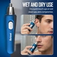 thumbnail image 4 of Barbasol Nose Hair Trimmer for Men and Women, Electric Ear & Nose Hair Trimmer with Built-In LED Light, Wet & Dry Grooming, Non-Slip Grip, 4 of 17