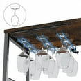 thumbnail image 4 of 36" Wine Bar Rack Cabinet with LED Light – Adjustable Shelves, Mesh Door, and Baffle Design for Home, Kitchen and Dining Room, 4 of 7