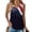 #01 Blue, variant on Women's 250th Anniversary Shirts American Flag Print V-Neck Sleeveless Vest Patriotic Plus Size Relaxed Fit Summer Workwear Shirts,XL,#01 Sky Blue