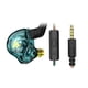 thumbnail image 1 of Sidaley Auriculares HIFI de 3,5mm, auriculares portátiles con micrófono, auriculares electrónicos, sonido estéreo, dispositivos para escuchar Teléfono y Comunicación Verde claro, 1 of 6