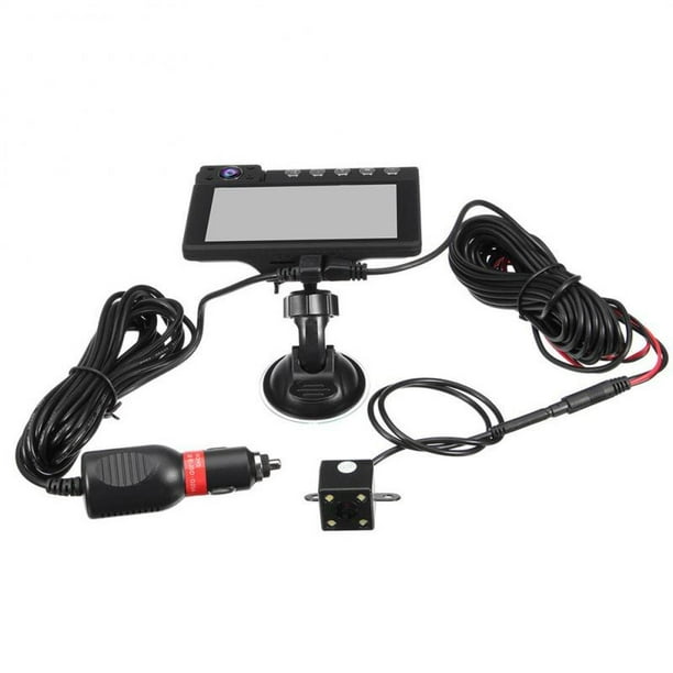 High-definition Screen Display Car Dvr Car Video Recorder Avi Support Multiple Languages Multifunctional Wide-angle Lens 4-inchBlack Without TouchRussian Federation He Qiyong unisex