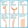 thumbnail image 4 of Varita facial de alta frecuencia - UUPAS Máquina facial portátil de alta frecuencia con 6 tubos naranjas diferentes para dispositivo de uso doméstico para rostro/cabello/cuerpo, 4 of 5