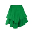 thumbnail image 7 of Fewfanhot Womens Skirts Casual Boho Ruffle Tiered Skorts High Waist Mini Skirts Golf Tennis Shorts, 7 of 7