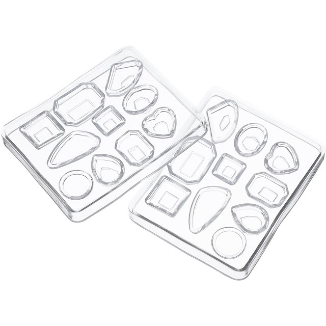 unbranded 2Ud De Epoxi Transparentes Para Colgantes De Joyería Hecho A Mano