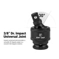 thumbnail image 6 of Capri Tools 3/8 in. Drive Master Shallow, Semi-Deep and Deep Impact Socket Set with Extensions and Universal Joint, Metric, 8 to 24 mm, 55-Piece with Mechanic's Tray, 6 of 8