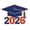 1, variant on Decorative Brooch Zn Alloy Graduation Lapel Pin With 2026 Theme Ideal For Gowns Jackets And Backpacks