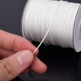 thumbnail image 3 of VBONJLO 270M/Roll White Braided Shade Lift Blinds Cord- White Polyester Shade Blinds Pull String Rope for Aluminum Blinds Windows  Roman Shade Repair  Gardening Plant &amp; Crafts and DIY, 3 of 5