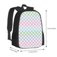 thumbnail image 2 of Sigee Colorful Checkerboard for Simple large capacity backpack Travel Laptop Backpack, Business for Travel and Daily Use, 2 of 9