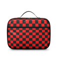 thumbnail image 2 of Red and Black Checkered Pattern Insulated Lunch Bag Teens,Bento School Lunch Bag for Teens for Work,Picnic or Travel 10.6x7.7x4.3 Inches,12 Can Capacity, 2 of 6