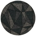 thumbnail image 2 of Addison Rugs Chantille Indoor/Outdoor Transitional Geometric Black Washable Round Rug, 8' x 8', 2 of 6