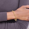 thumbnail image 4 of Primal Gold 10 Karat Yellow Gold 5.25mm Semi-solid Curb Link Chain, 4 of 4